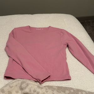 Light pink long sleeve top